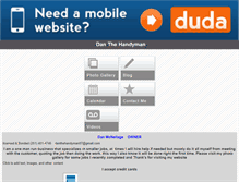 Tablet Screenshot of danthehandymaninmobile.com